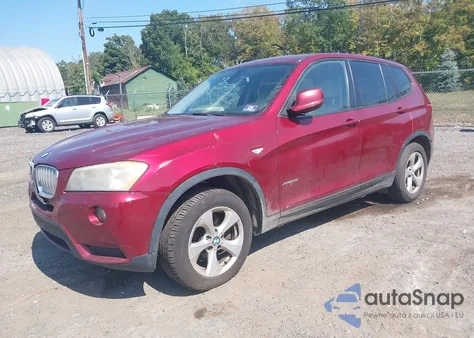 2011 BMW X3 xDrive28I z USA, uszkodzony, nr VIN 5UXWX5C53BL709855